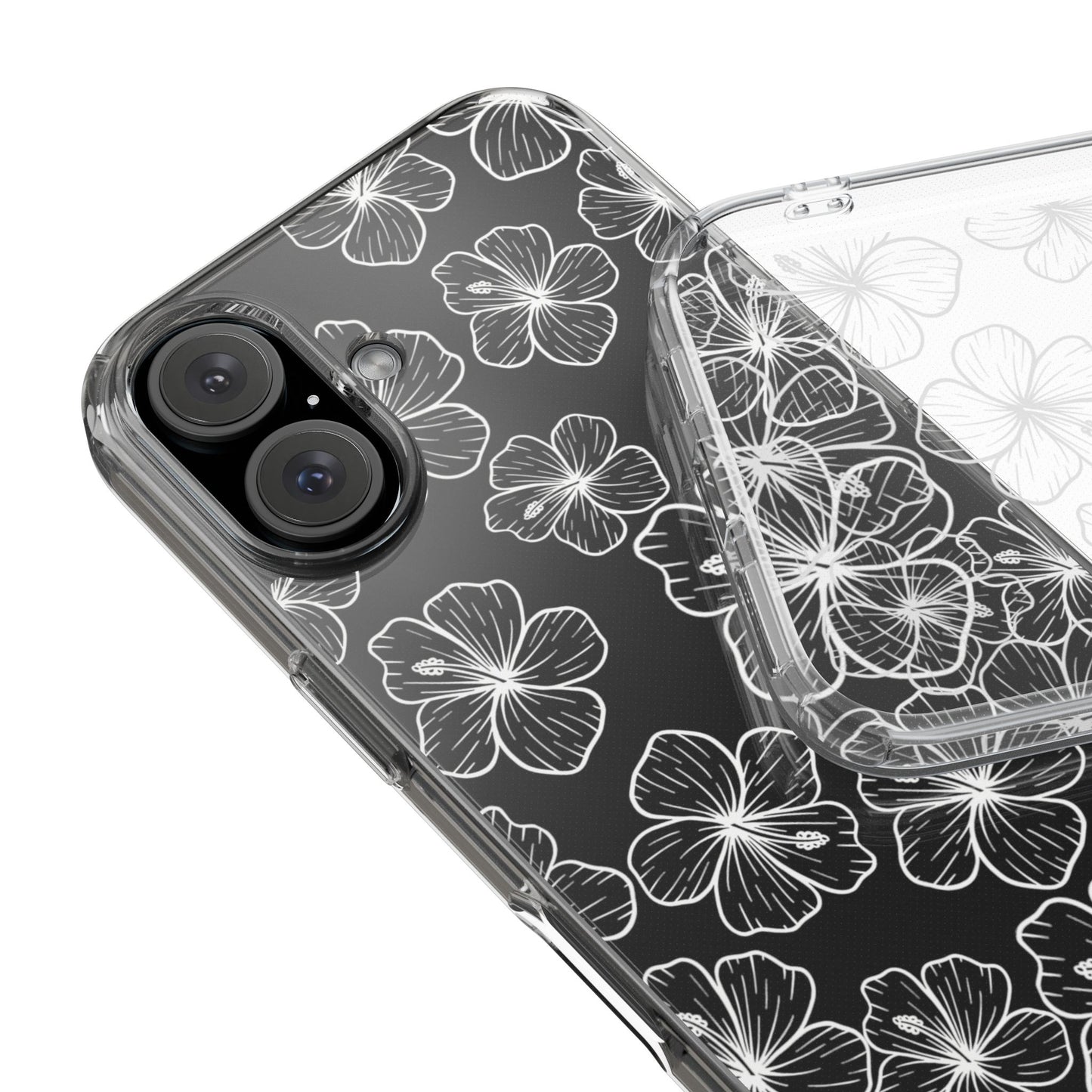 Hibiscus Flower Clear Cases