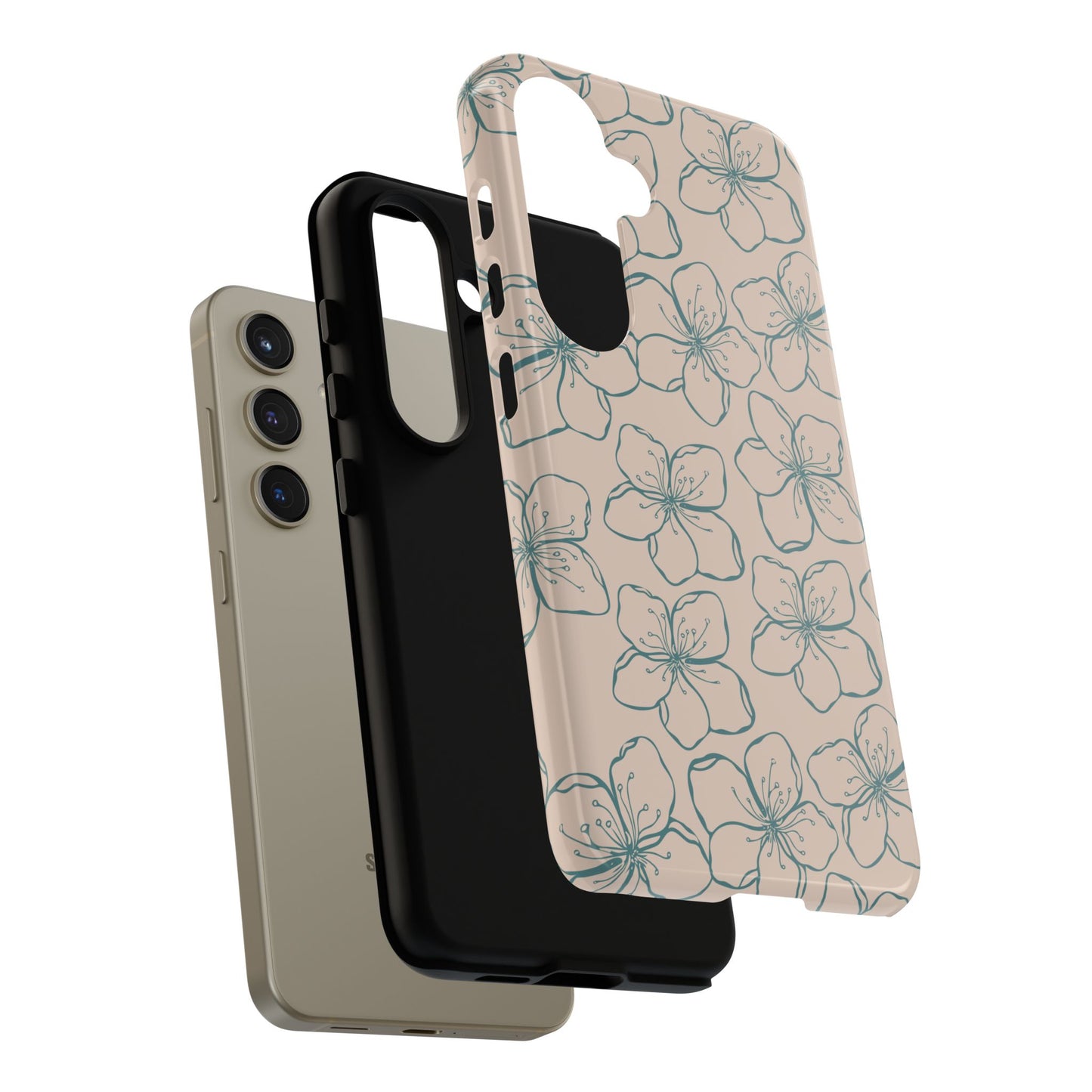 Retro Cherry Blossom Phone Case for Samsung