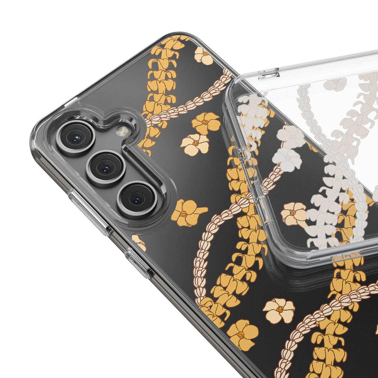 Puakenikeni Lei Clear Case for Samsung