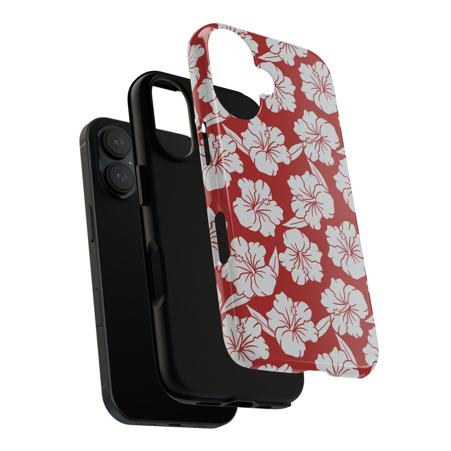 Retro Hibiscus iPhone Case