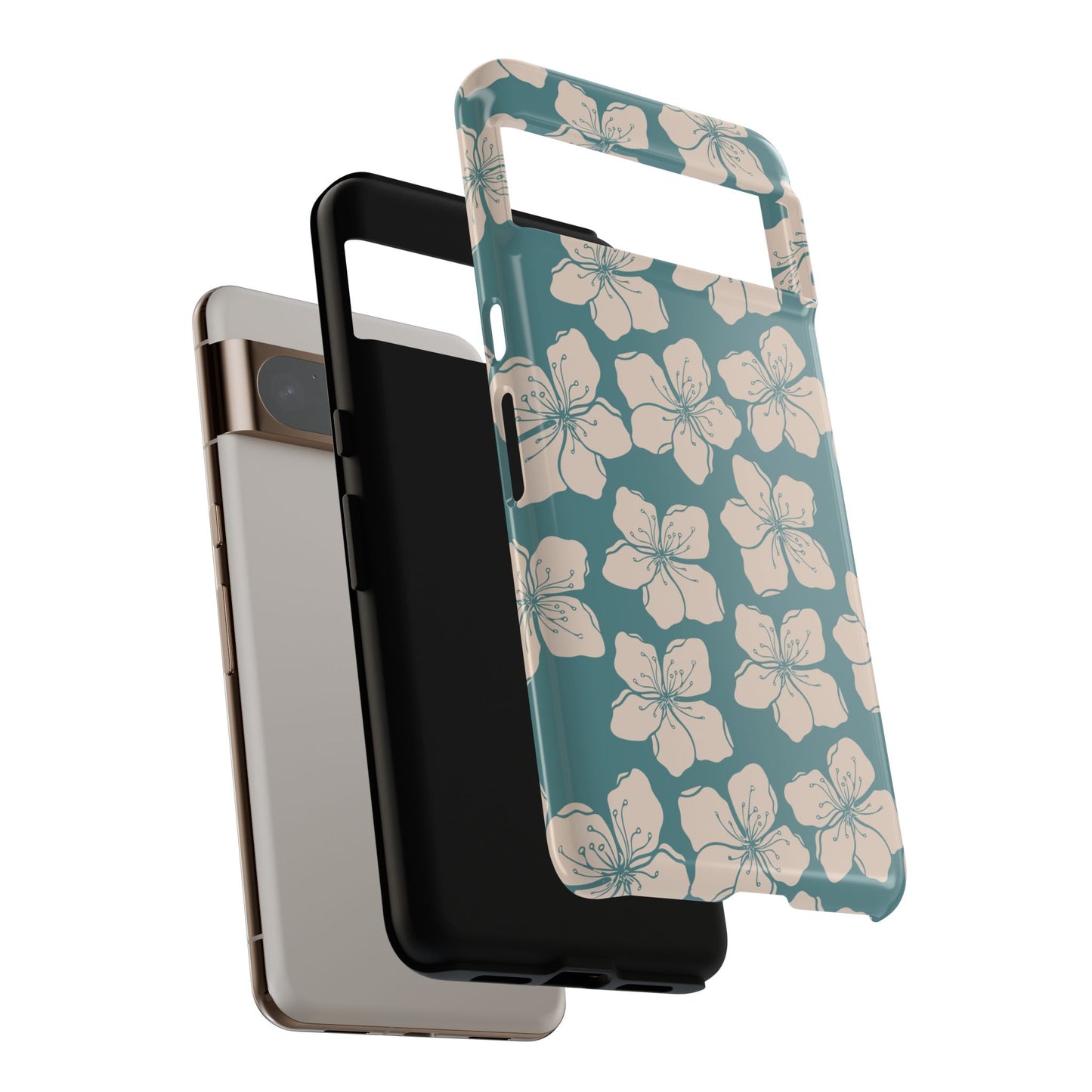 Retro Cherry Blossom Google Tough Case