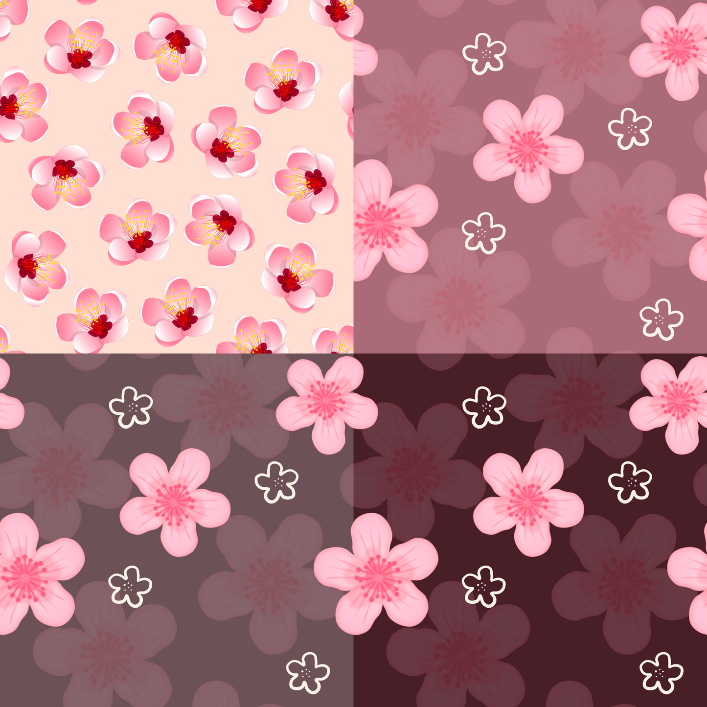 Cherry Blossom 1 Surface Pattern