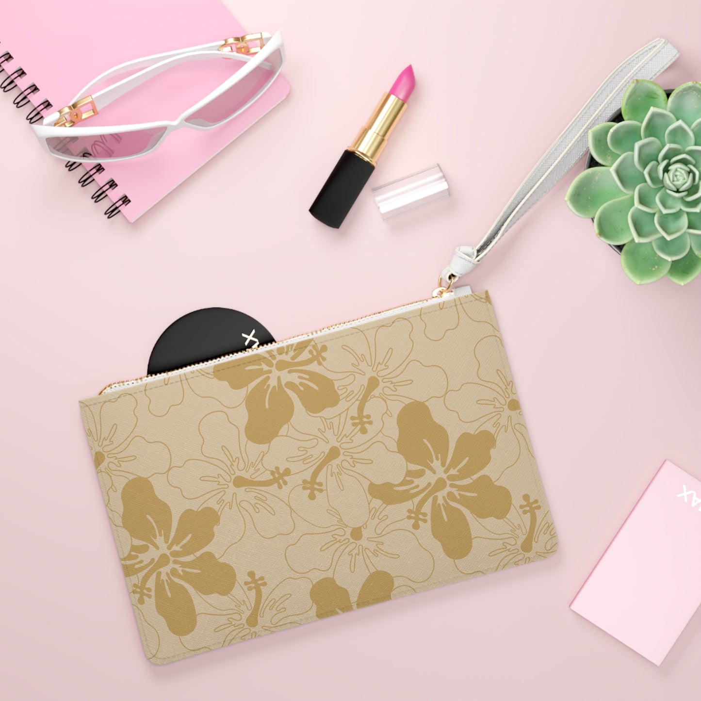 Groovy Hibiscus Clutch Bag