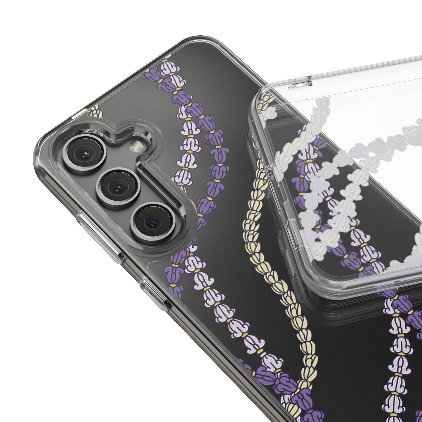 Crown Flower Lei Clear Case for Samsung