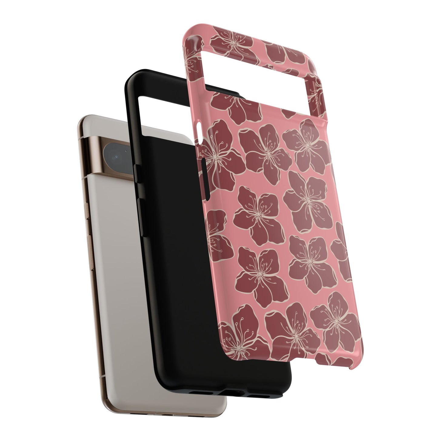 Retro Cherry Blossom Google Tough Case