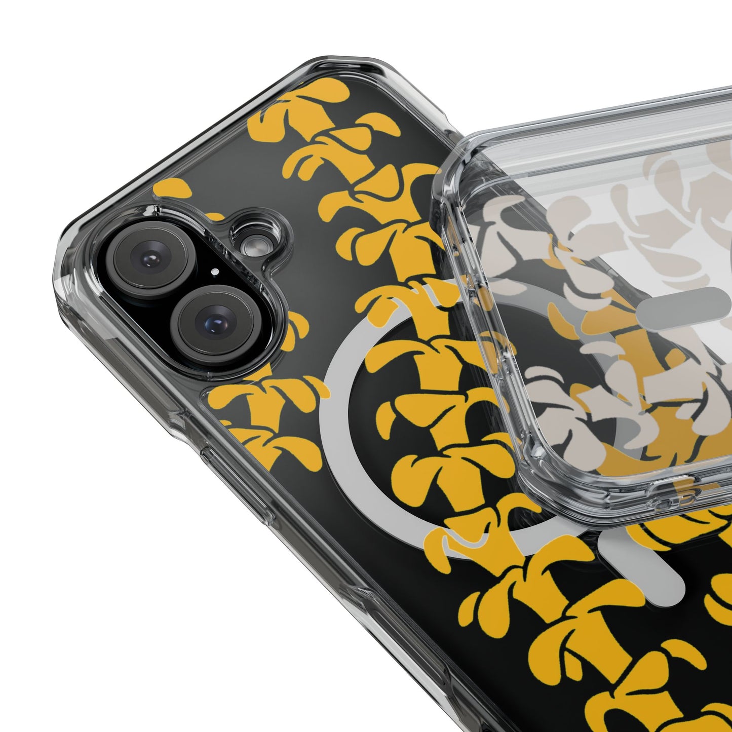 Puakenikeni Lei MagSafe Clear Case