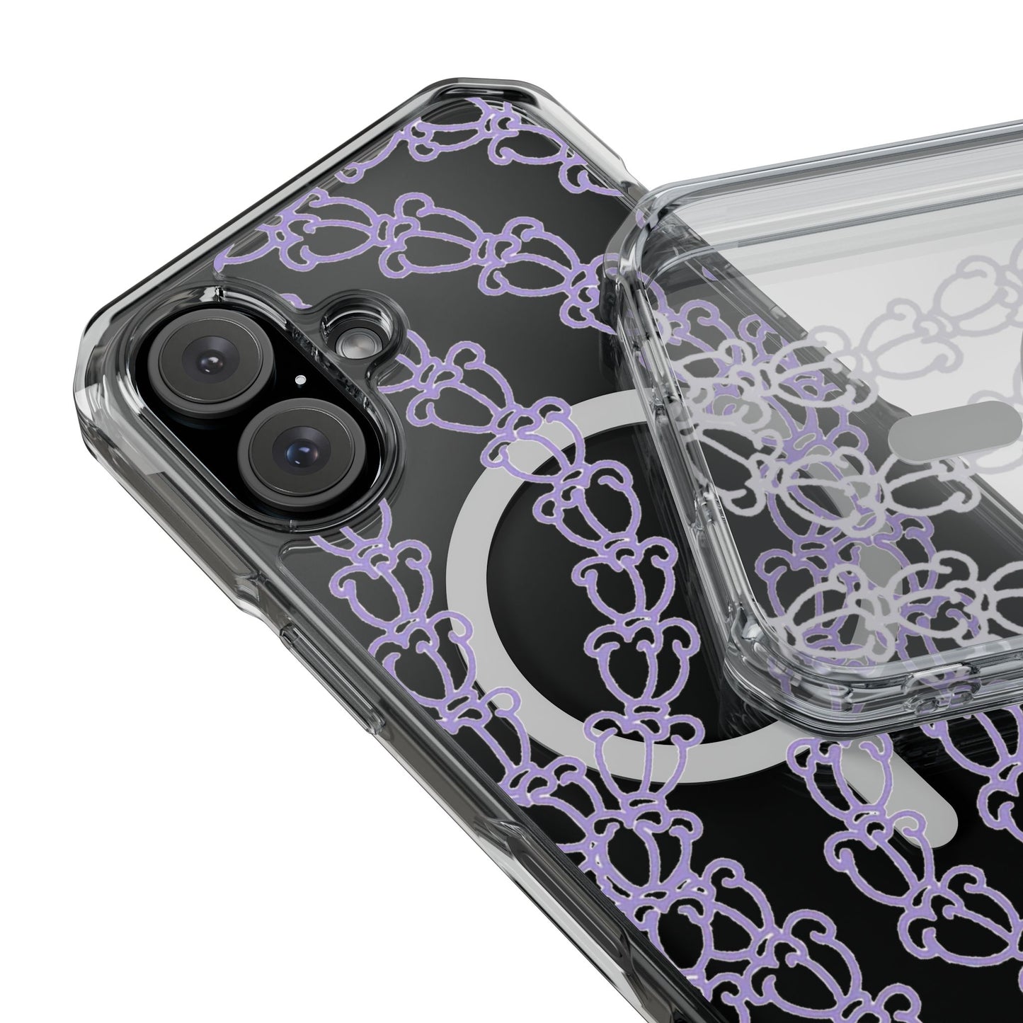 Crown Flower Lei MagSafe Clear Case