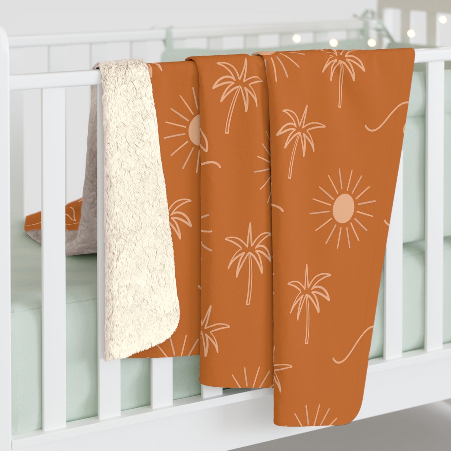 Wave Sun Blanket-Brown
