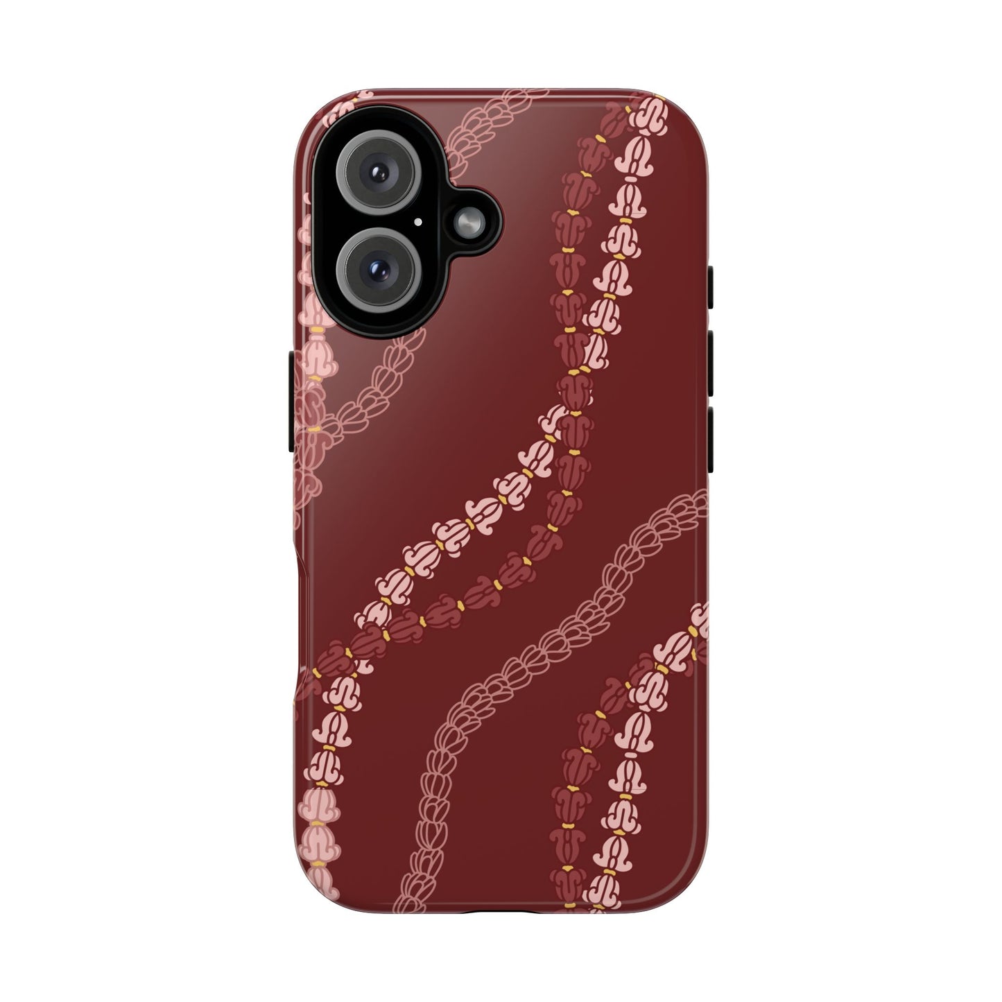 Crown Flower Lei Phone Case-Red