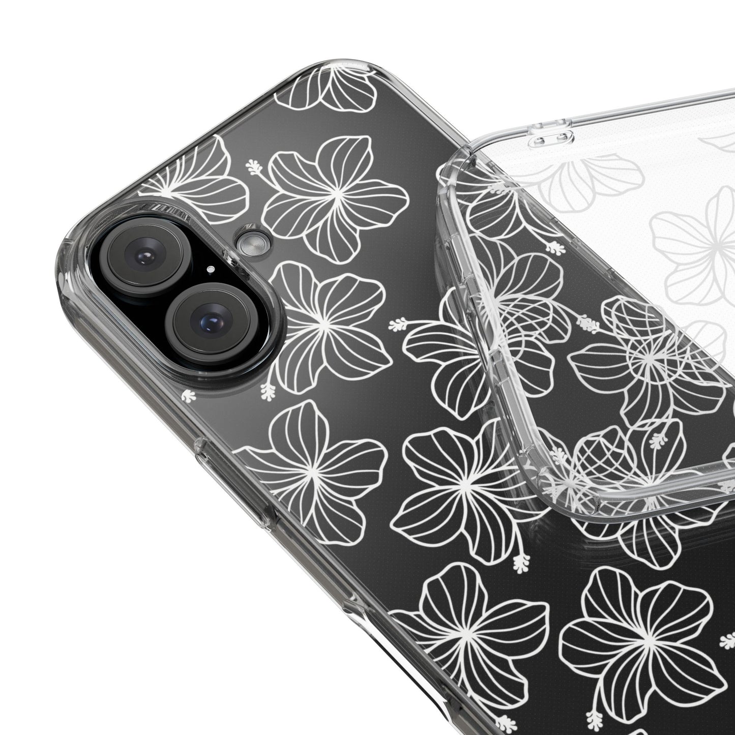 Hibiscus Flower Clear Cases