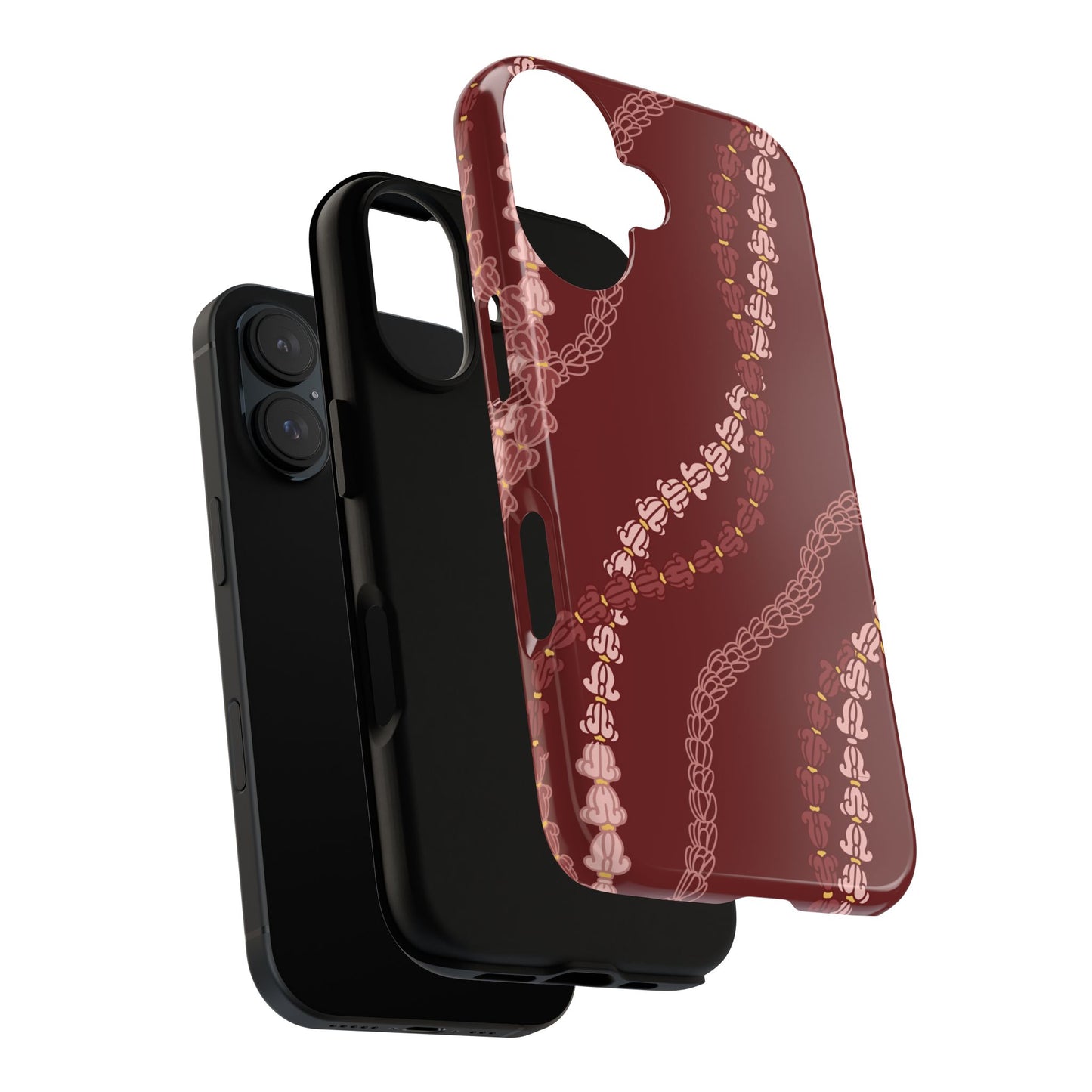 Crown Flower Lei Phone Case-Red