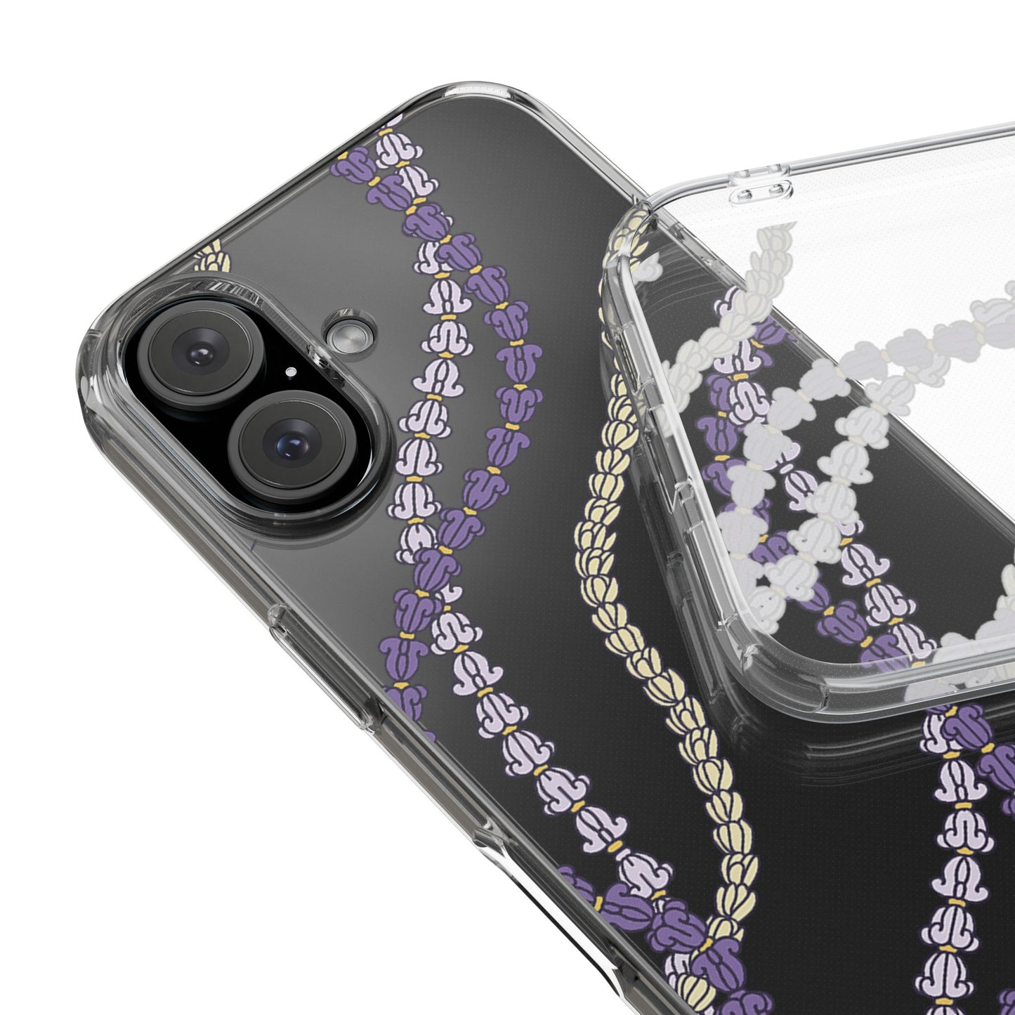 Crown Flower and Pikake Clear Cases