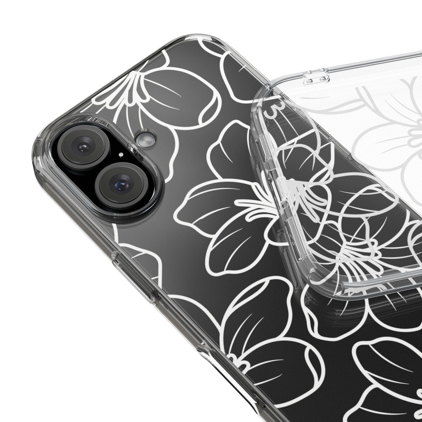 Hibiscus Flower Clear Cases