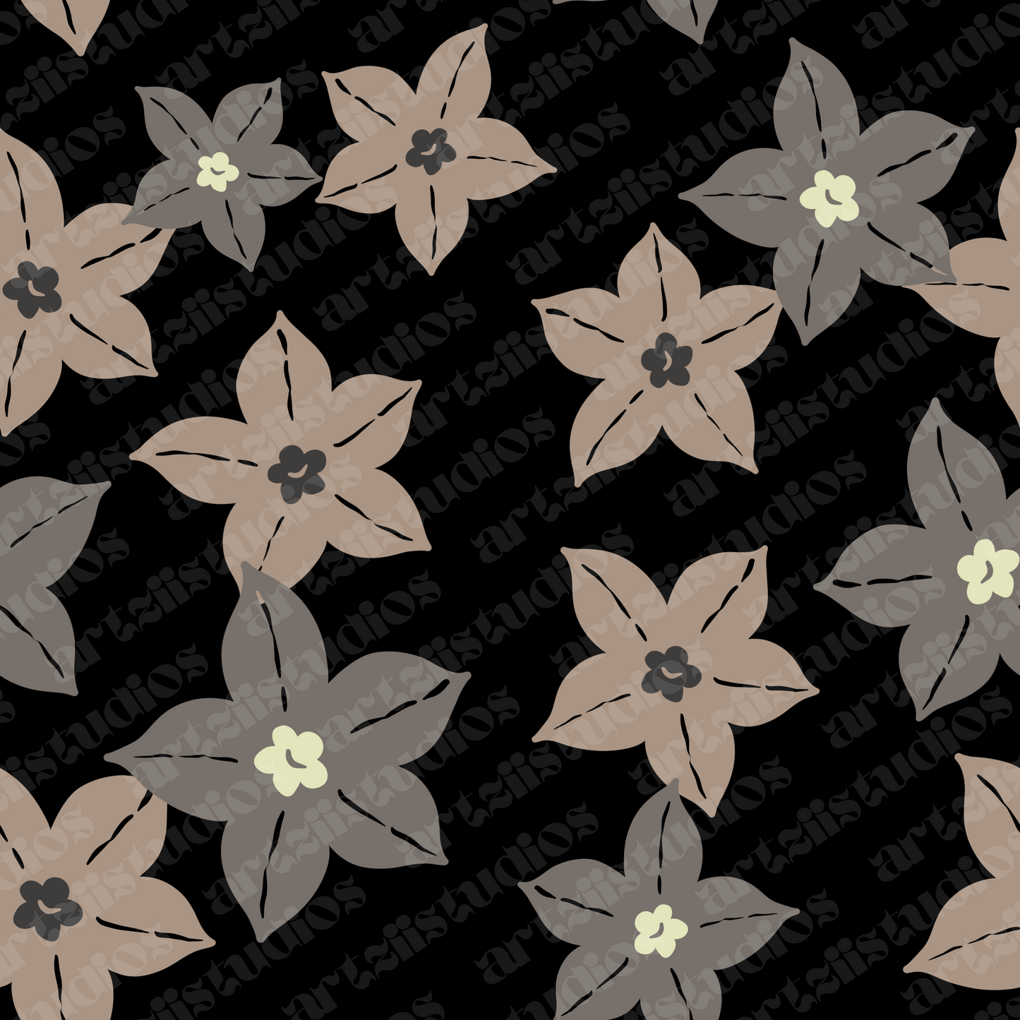 Mussaenda Flower Surface Pattern