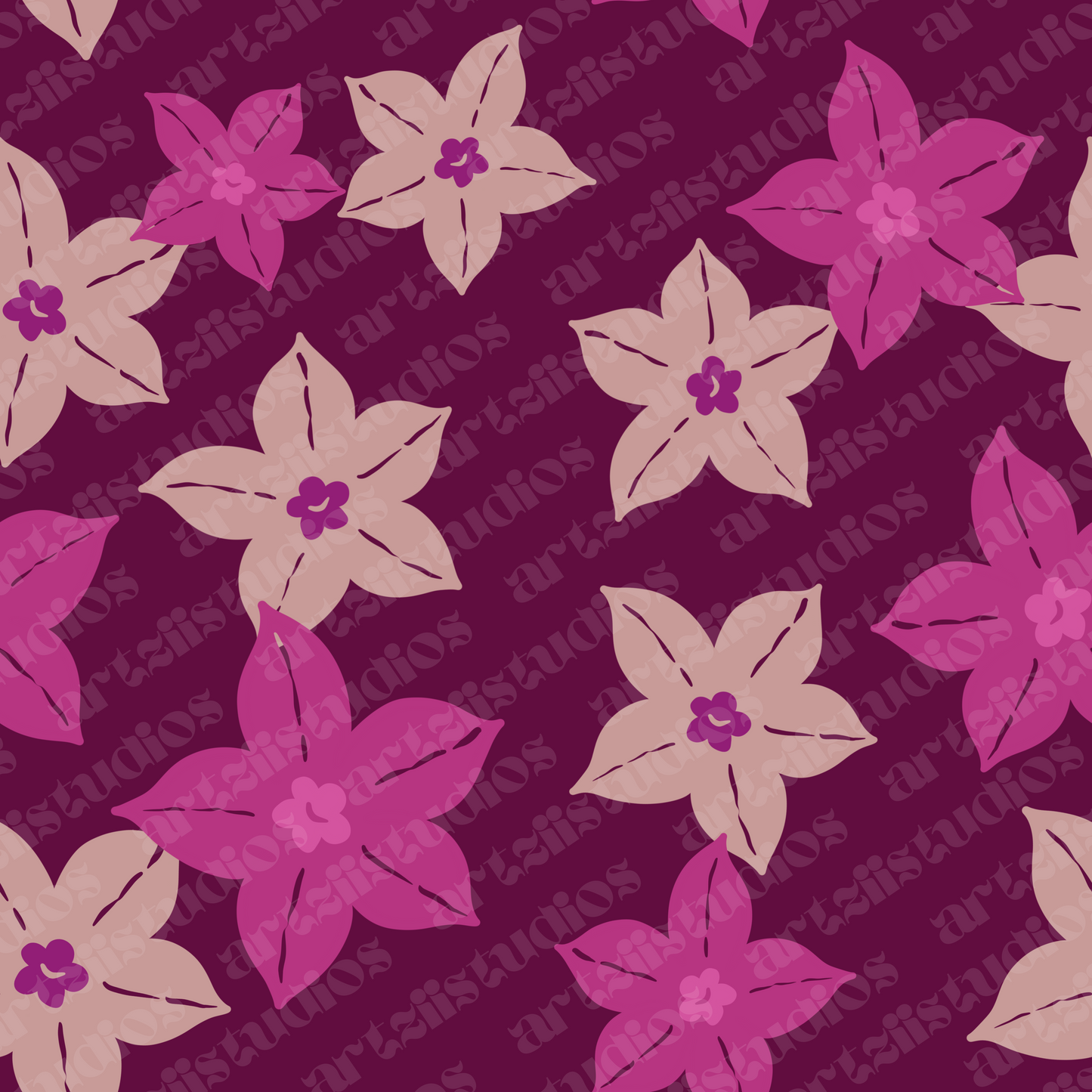 Mussaenda Flower Surface Pattern