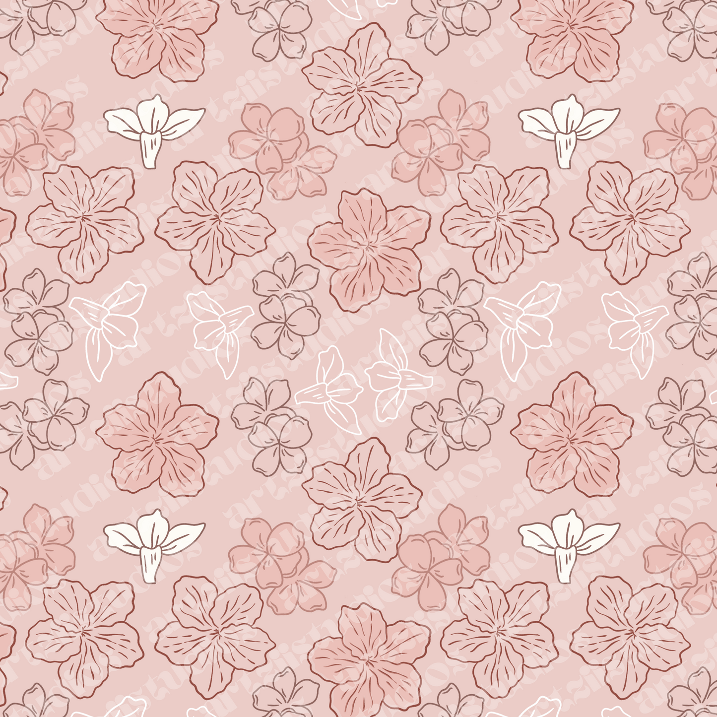 Geiger Tree Flower Surface Pattern