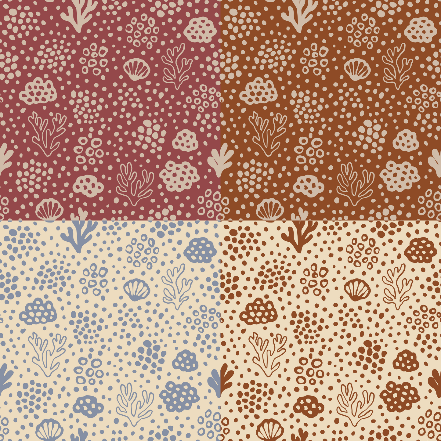 Tropica Tide Repeat Surface Pattern