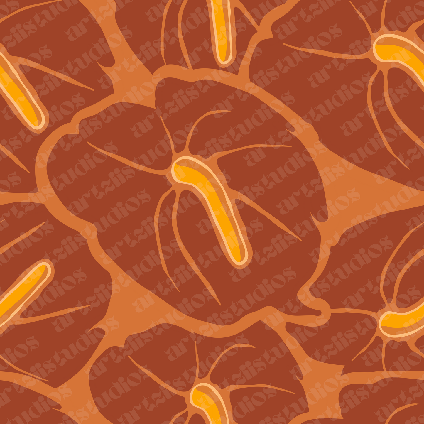 Anthurium Repeat Surface Pattern for Kinestuffz