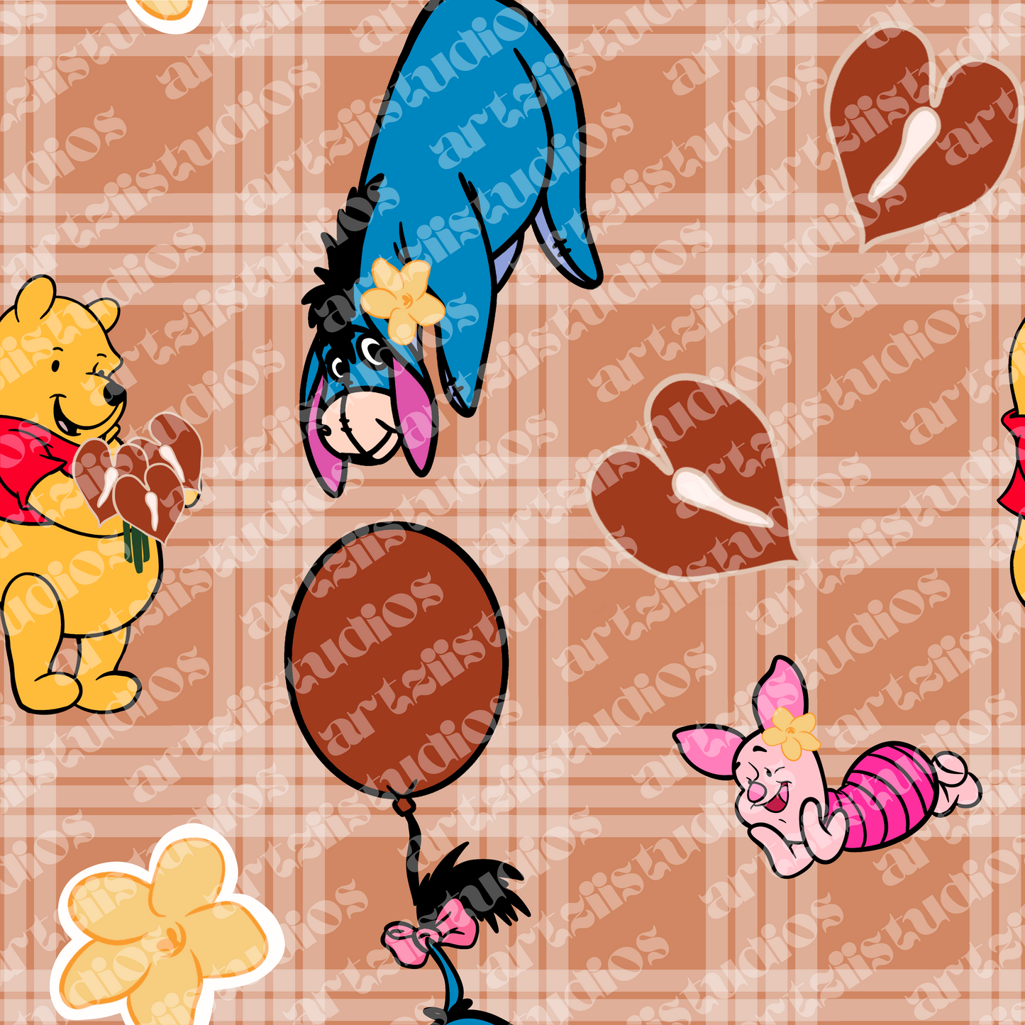 Local Pooh Repeat Surface Pattern for Joy Yamashita