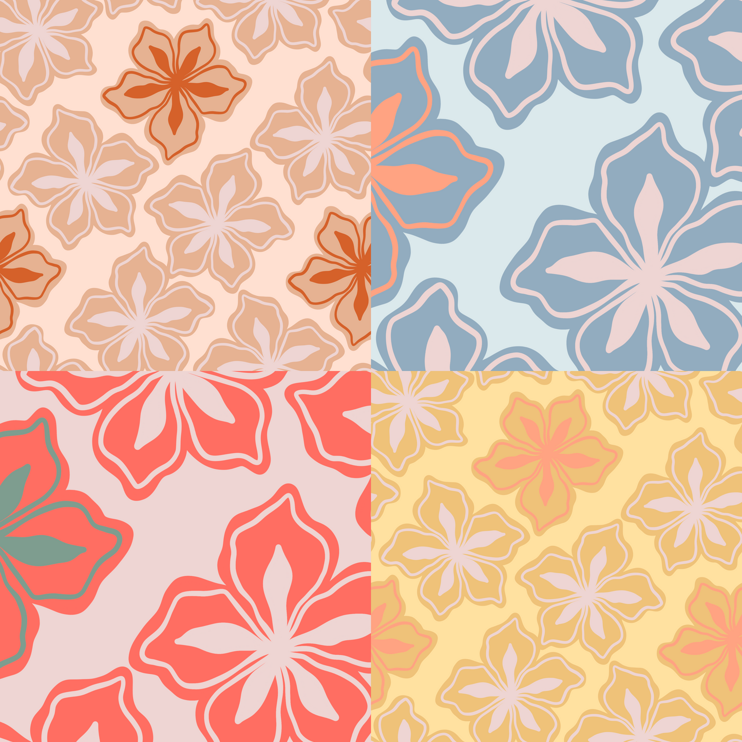 Bloom Mirage Repeat Surface Pattern