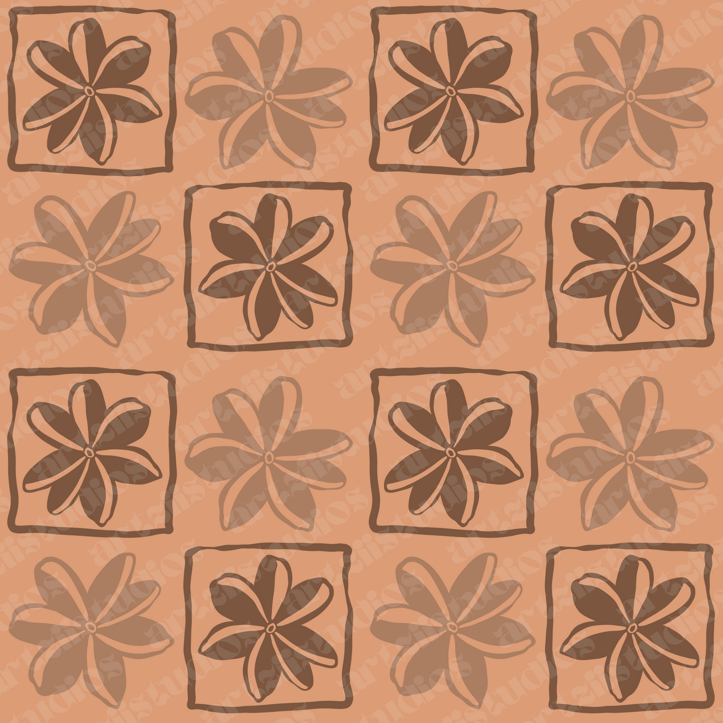 Sampaguita Flower Surface Pattern