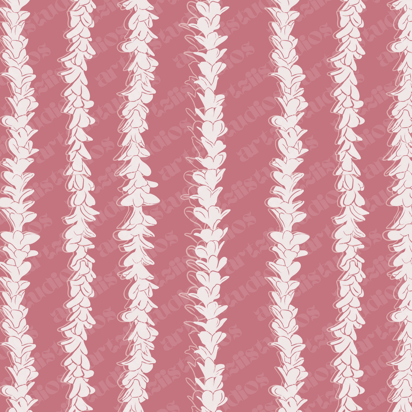 Pua Melia Lei Luster Current Surface Pattern