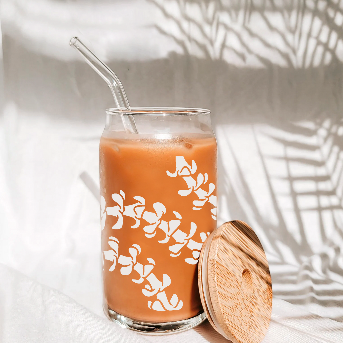 Puakenikeni Lei Glass Can Cup