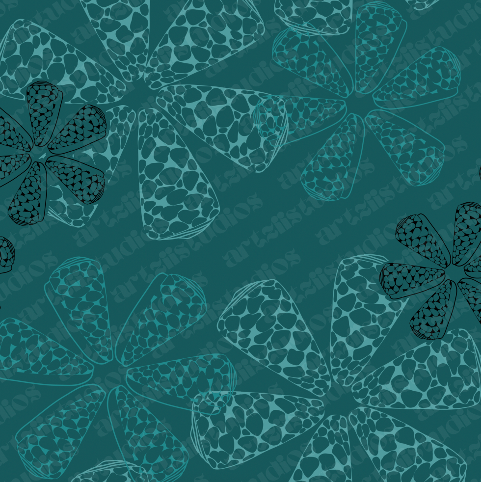 Penniform Cone Seamless Pattern