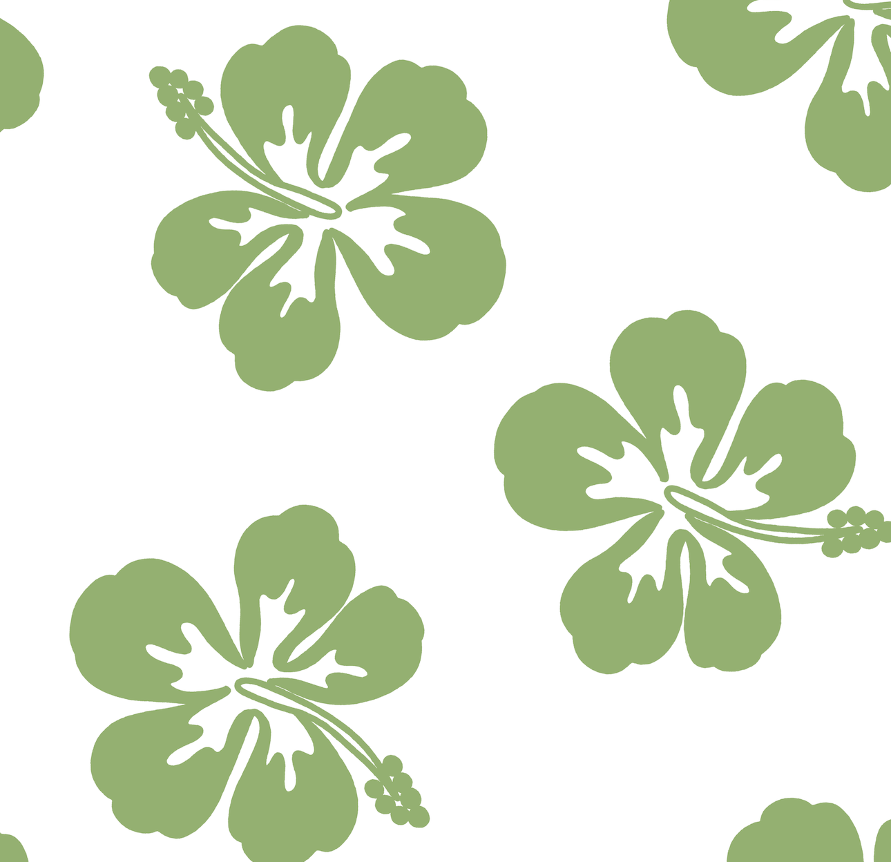 Groovy Hibiscus Surface Pattern