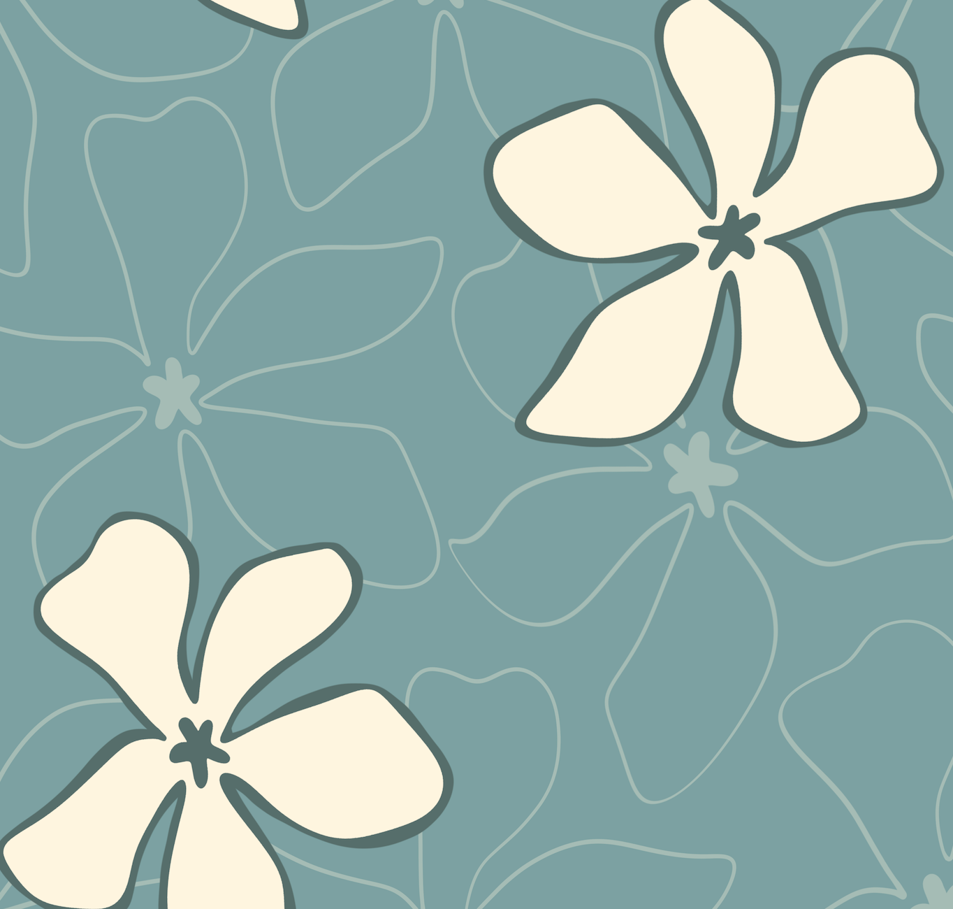 Groovy Tiare Surface Pattern