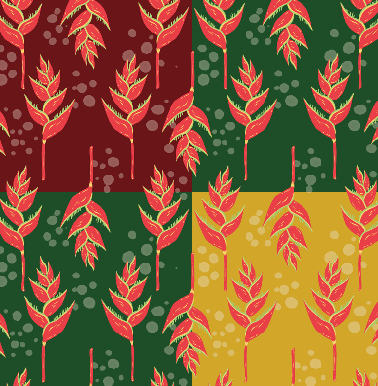 Heliconia Surface Pattern