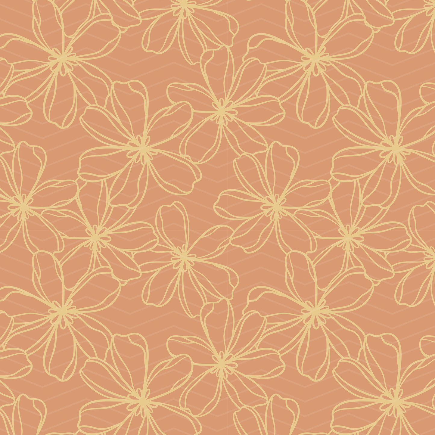Doodle Flower Surface Pattern