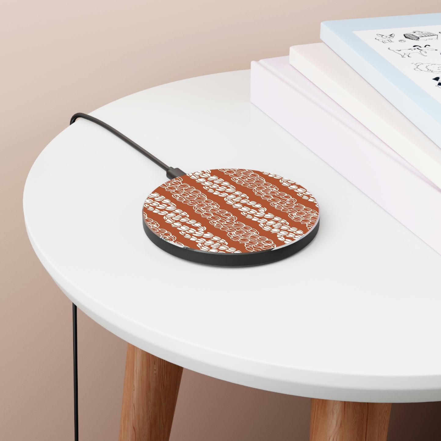 Warm Pikake Lei Wireless Charger