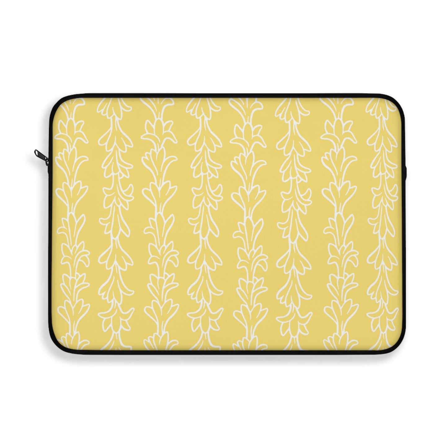 Tuberose Lei Laptop Sleeve-Yellow