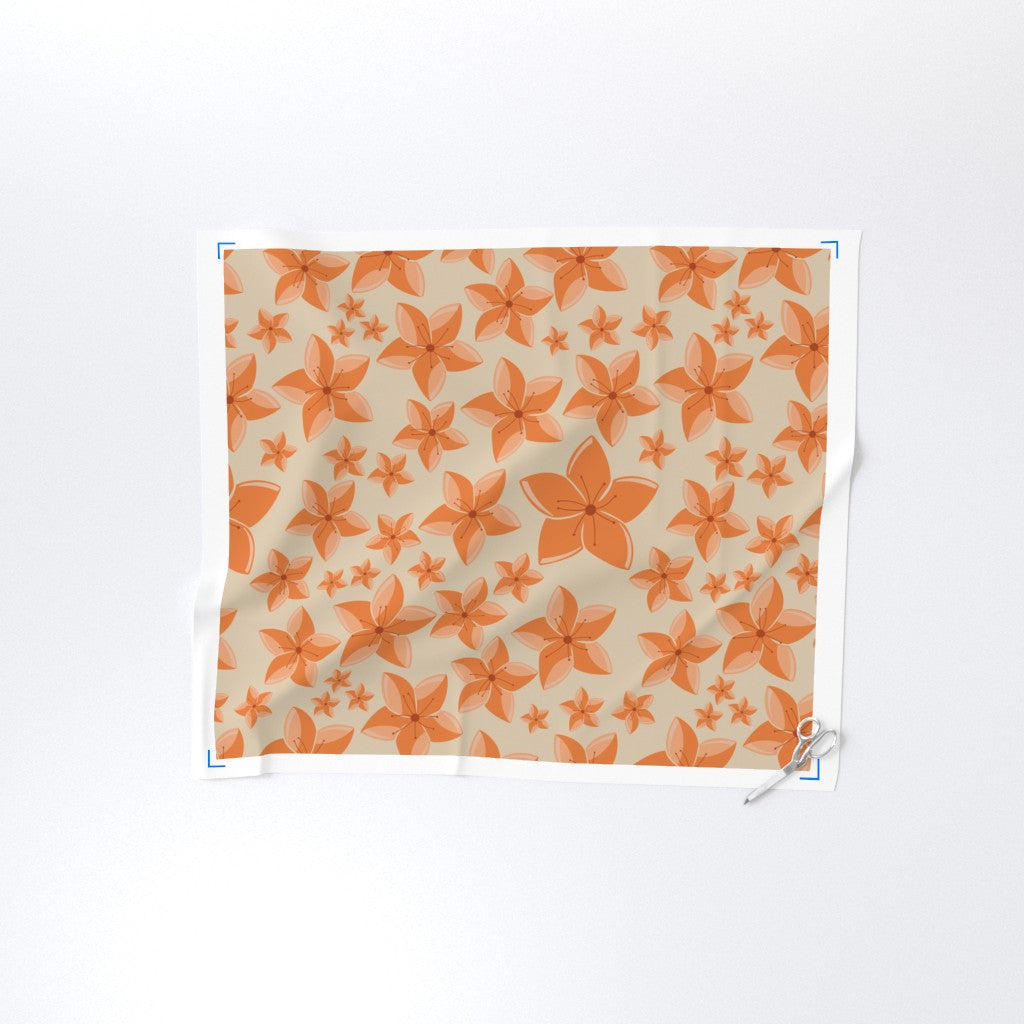 Stary Plumeria Repeat Surface Pattern