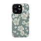 Vintage Hibiscus Phone Case | Floral Tropical Pattern, Matte Magnetic