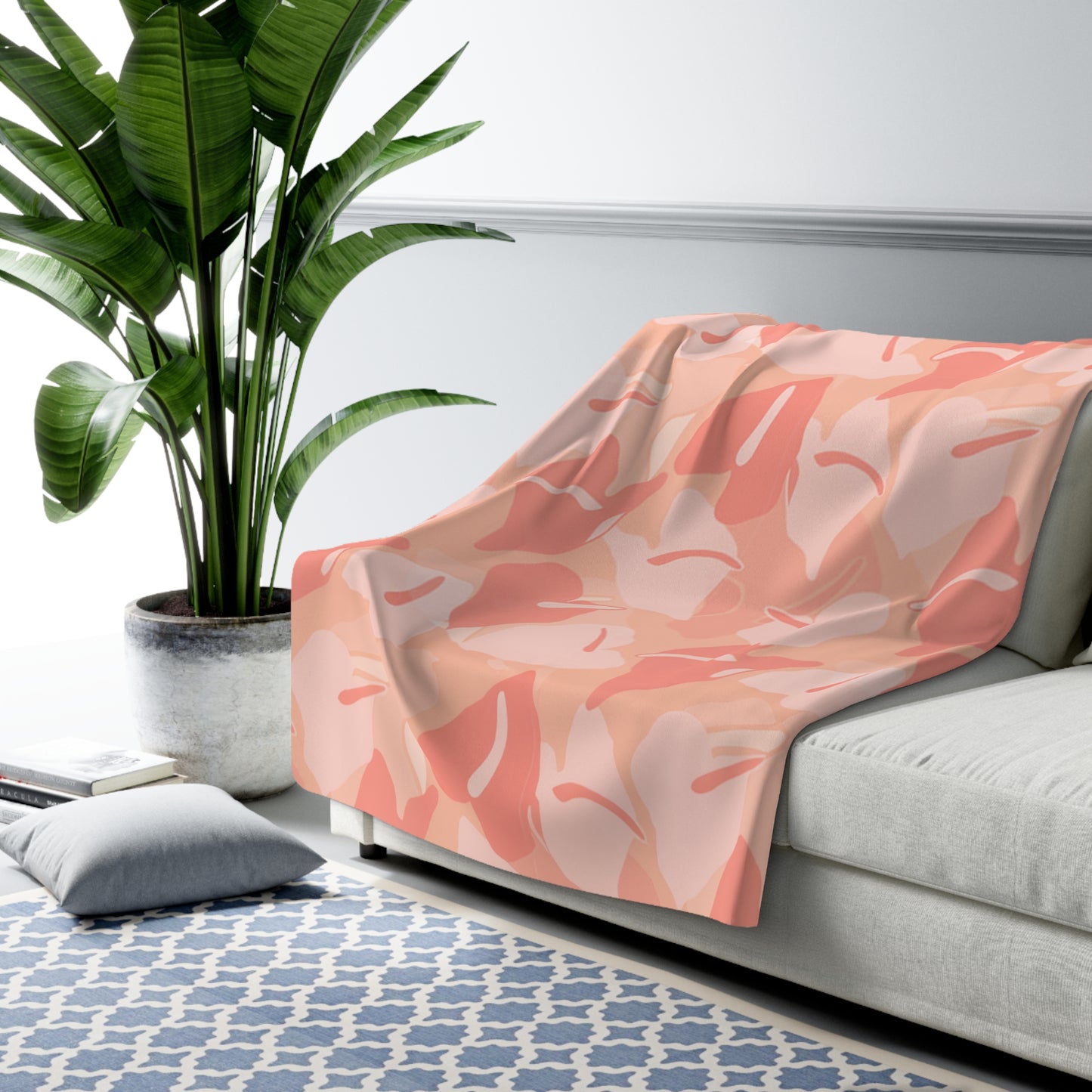 Anthurium Fleece Blanket
