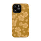 Vintage Hibiscus Phone Case | Floral Tropical Pattern, Matte Magnetic
