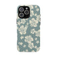 Vintage Hibiscus Phone Case | Floral Tropical Pattern, Matte Magnetic