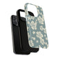 Vintage Hibiscus Phone Case | Floral Tropical Pattern, Matte Magnetic