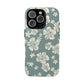 Vintage Hibiscus Phone Case | Floral Tropical Pattern, Matte Magnetic
