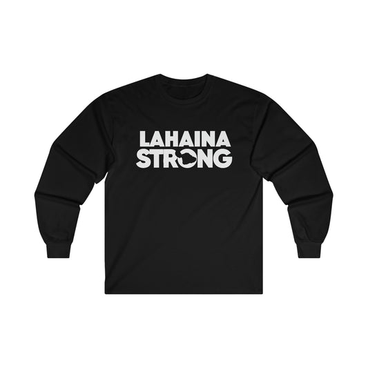 Lahaina Strong Longsleeve Tee-Black