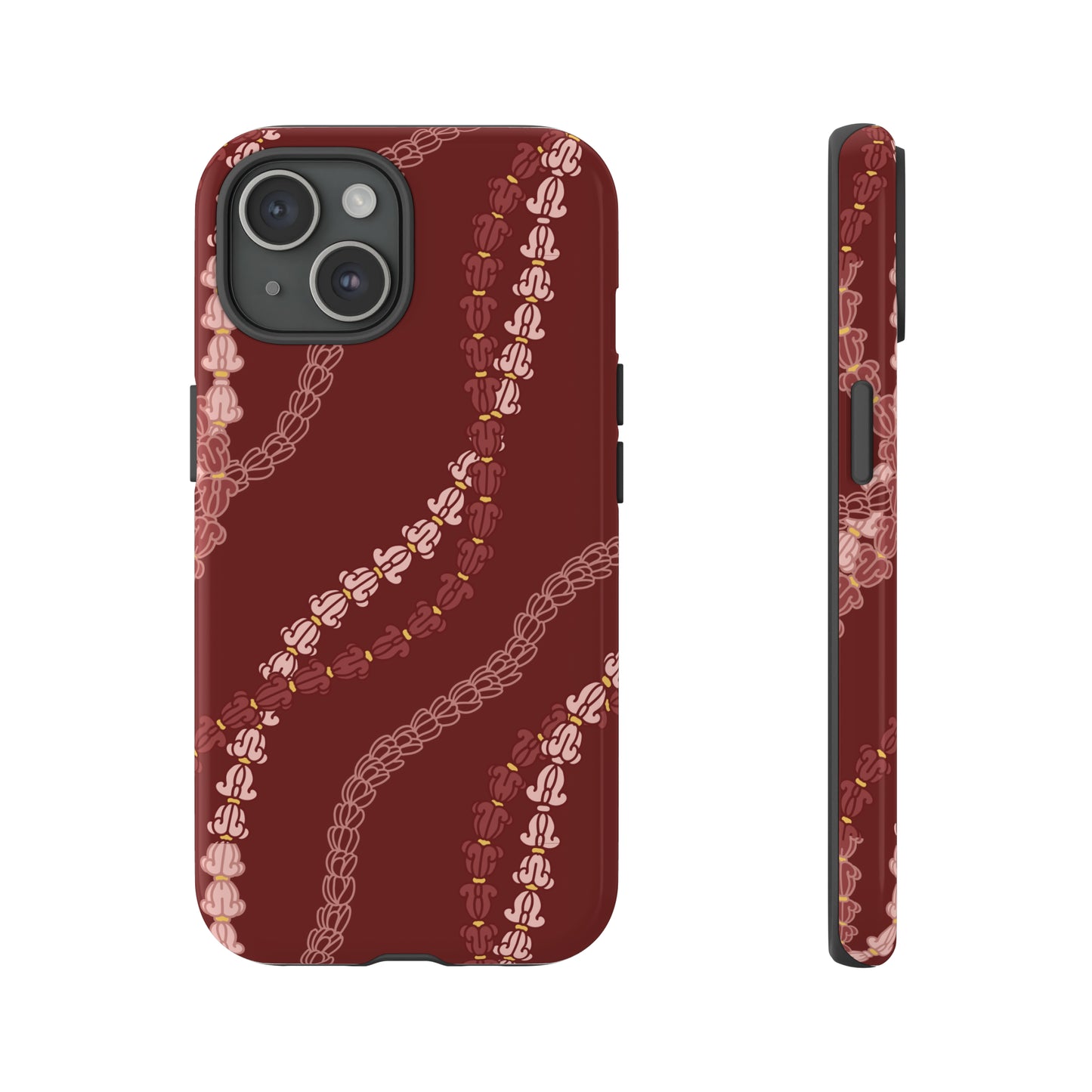 Crown Flower Pakalana Lei Phone Case-Red