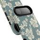 Vintage Hibiscus Phone Case | Floral Tropical Pattern, Matte Magnetic