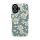 Vintage Hibiscus Phone Case | Floral Tropical Pattern, Matte Magnetic