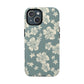 Vintage Hibiscus Phone Case | Floral Tropical Pattern, Matte Magnetic