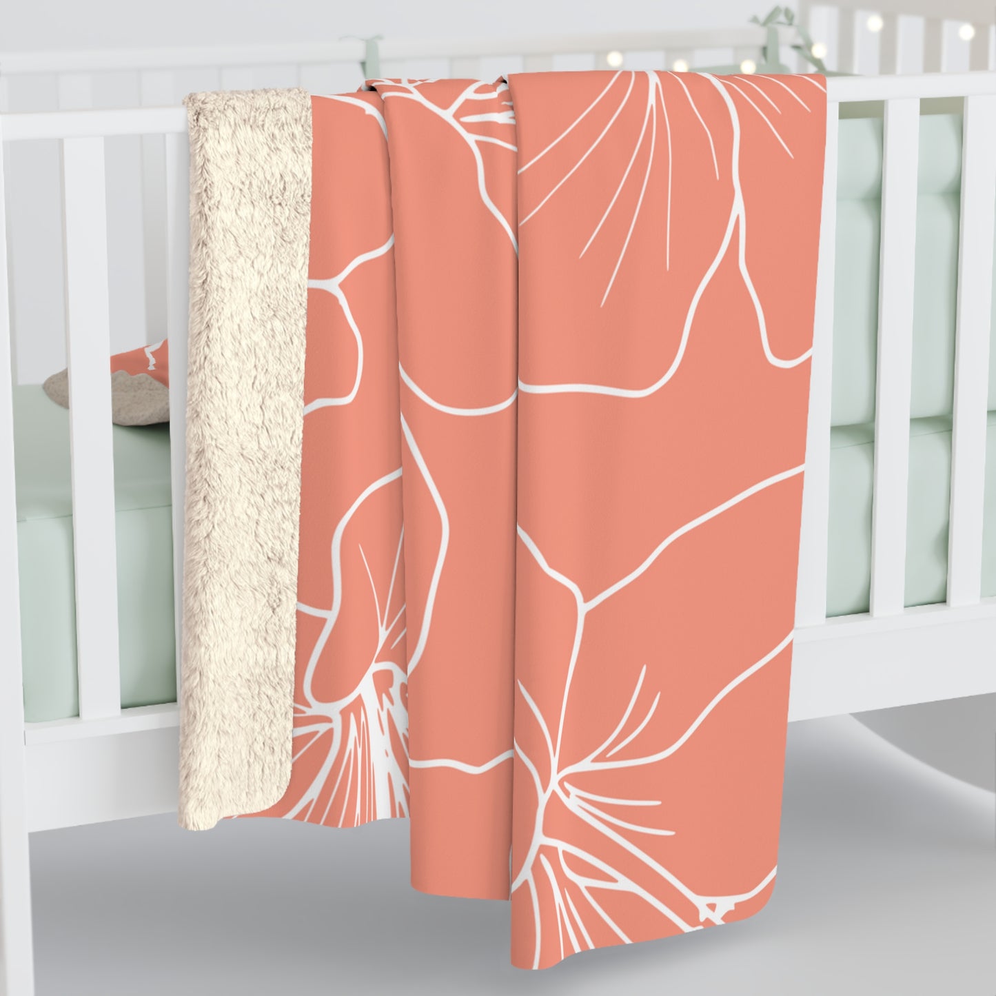 Hibiscus Fleece Blanket