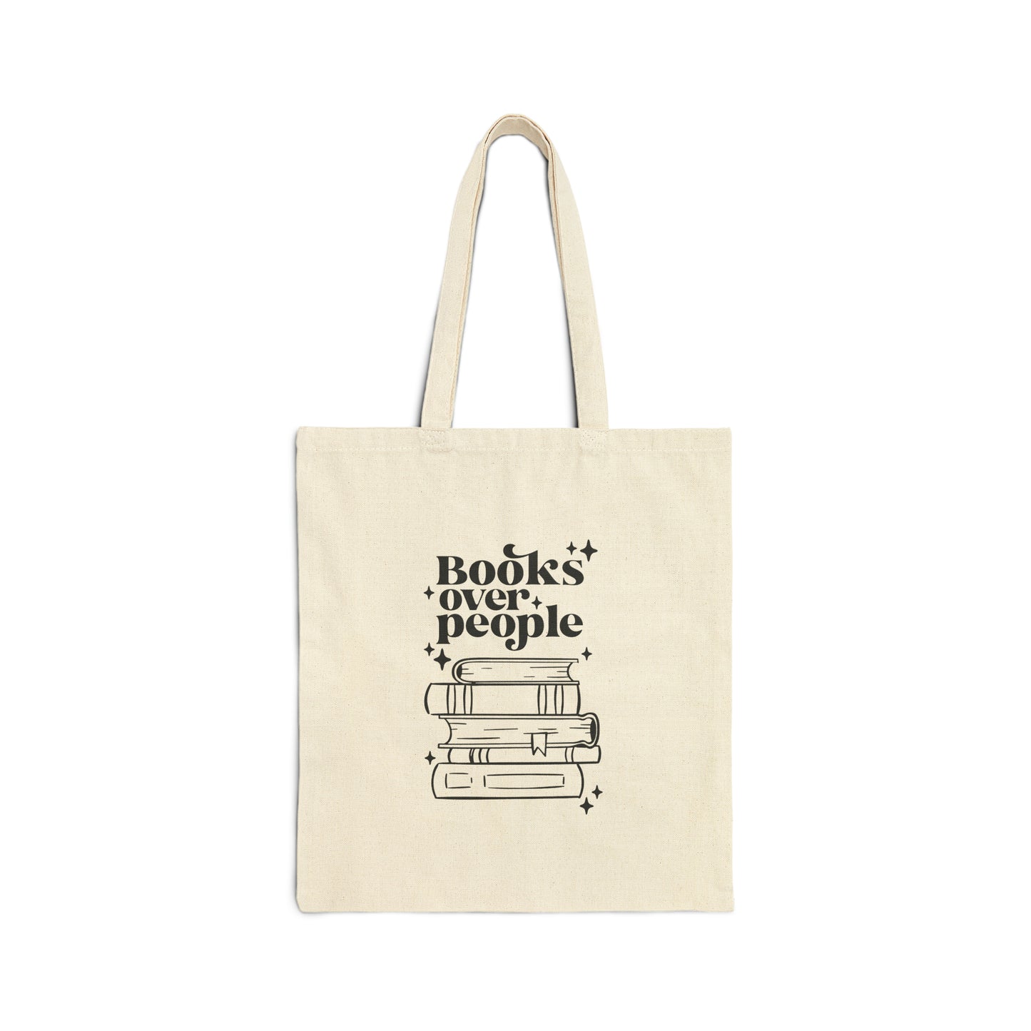 Books Over People Canvas Tote Bag
