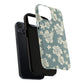 Vintage Hibiscus Phone Case | Floral Tropical Pattern, Matte Magnetic