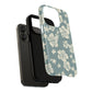 Vintage Hibiscus Phone Case | Floral Tropical Pattern, Matte Magnetic
